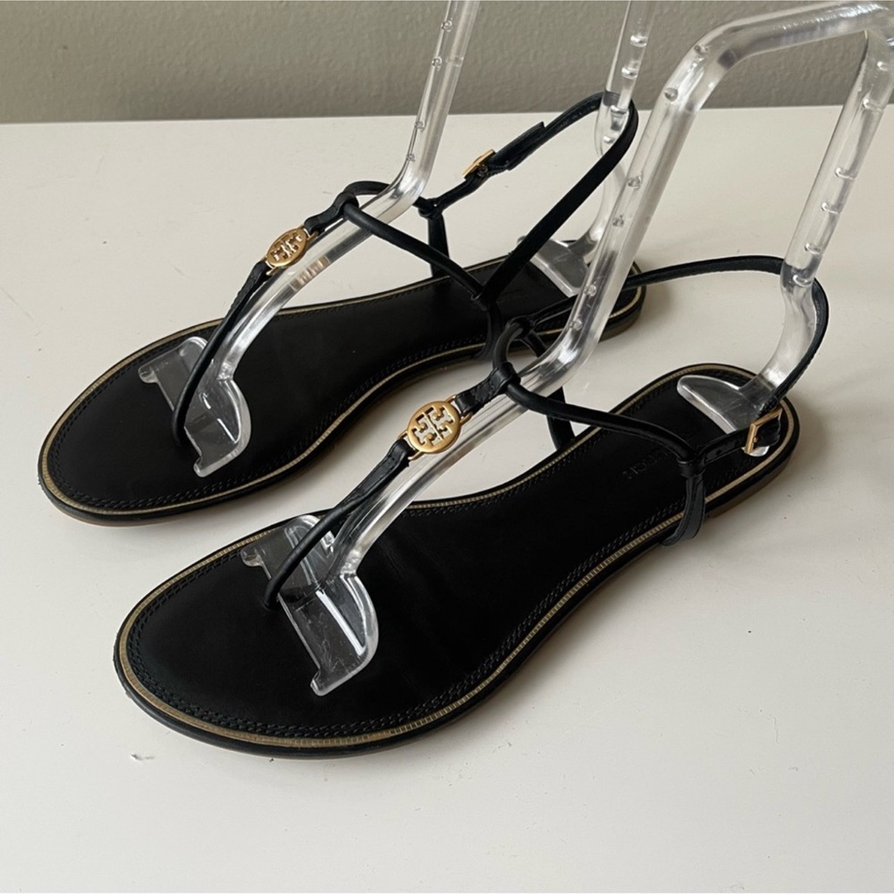 TORY BURCH Emmy  Flat Sandal black size 8
